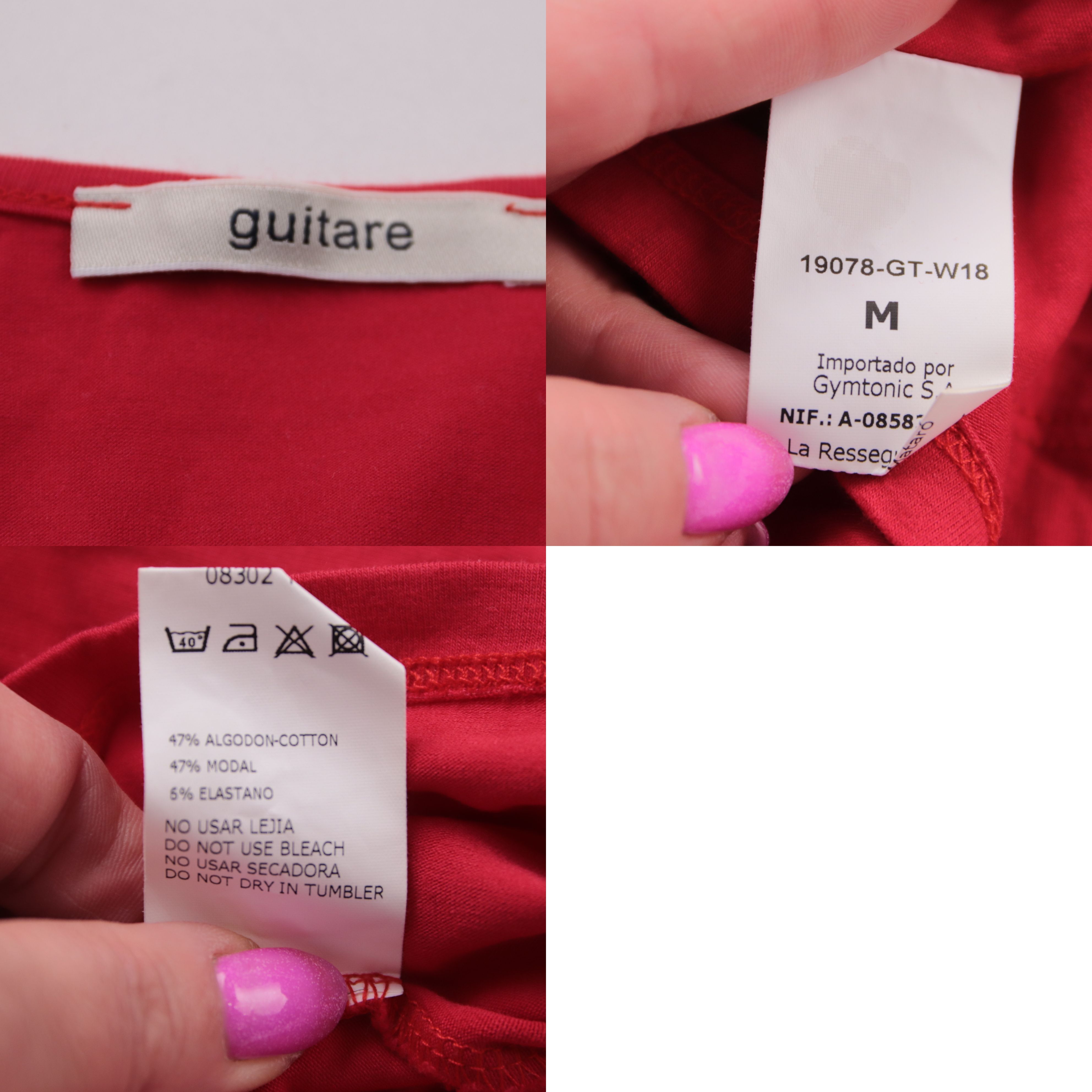 лонгслив Guitare