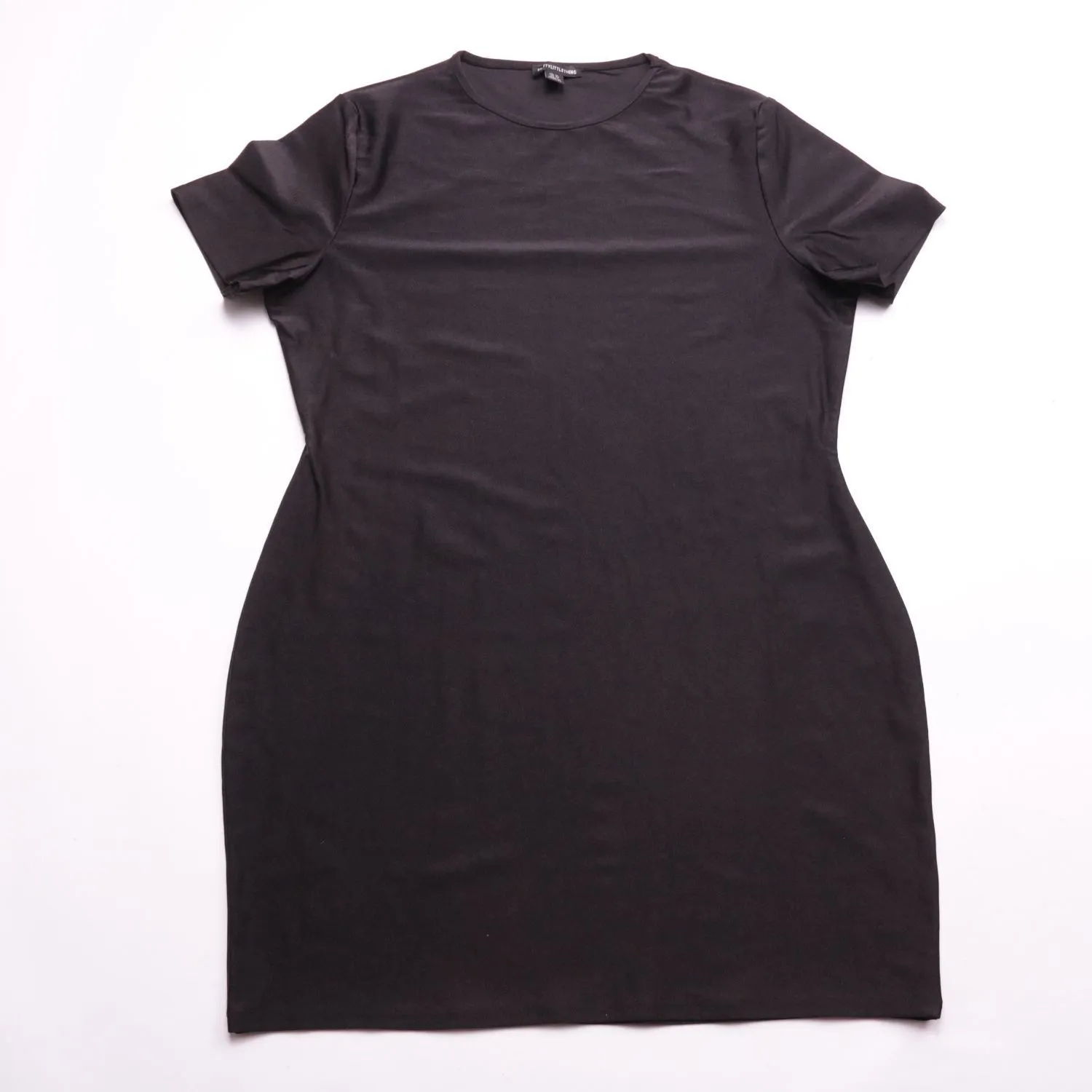 Чёрное платье PrettyLittleThing облегающего кроя, размер 50 (L/XL)